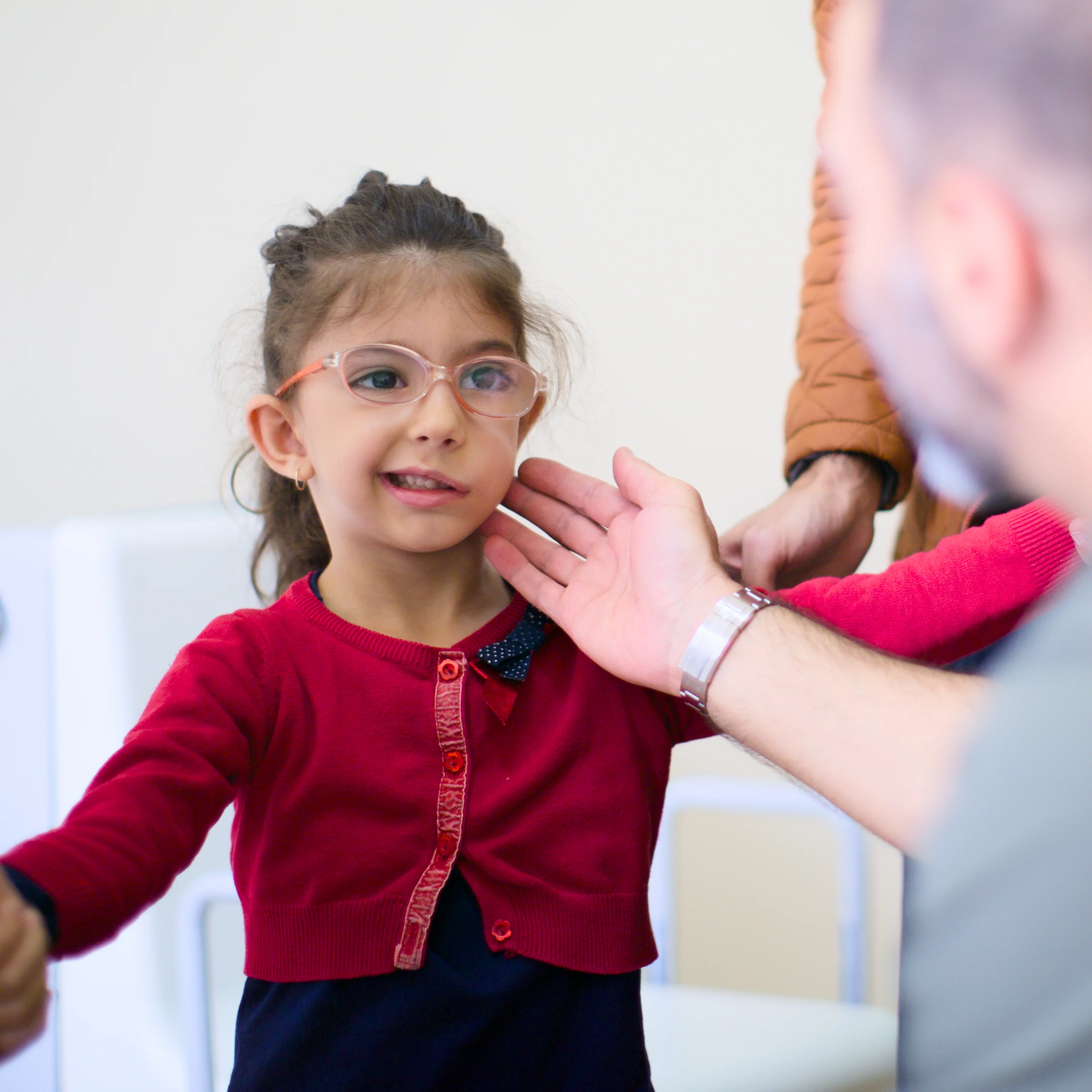 Pediatric facial paralysis patient