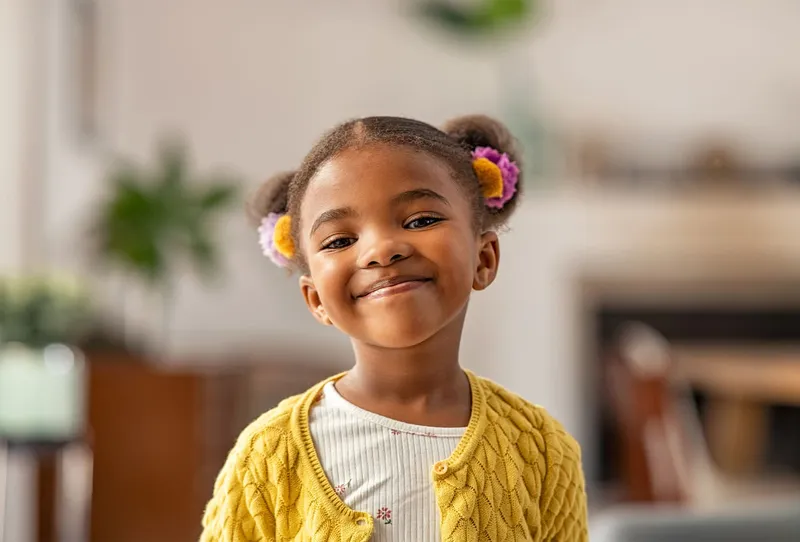 Smiling child at Dr. Panossian's pediatric practice